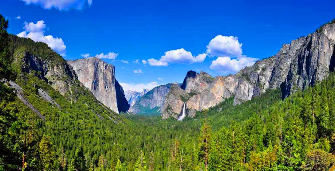 vista de túnel punto de vista Valle del valle de Yosemite