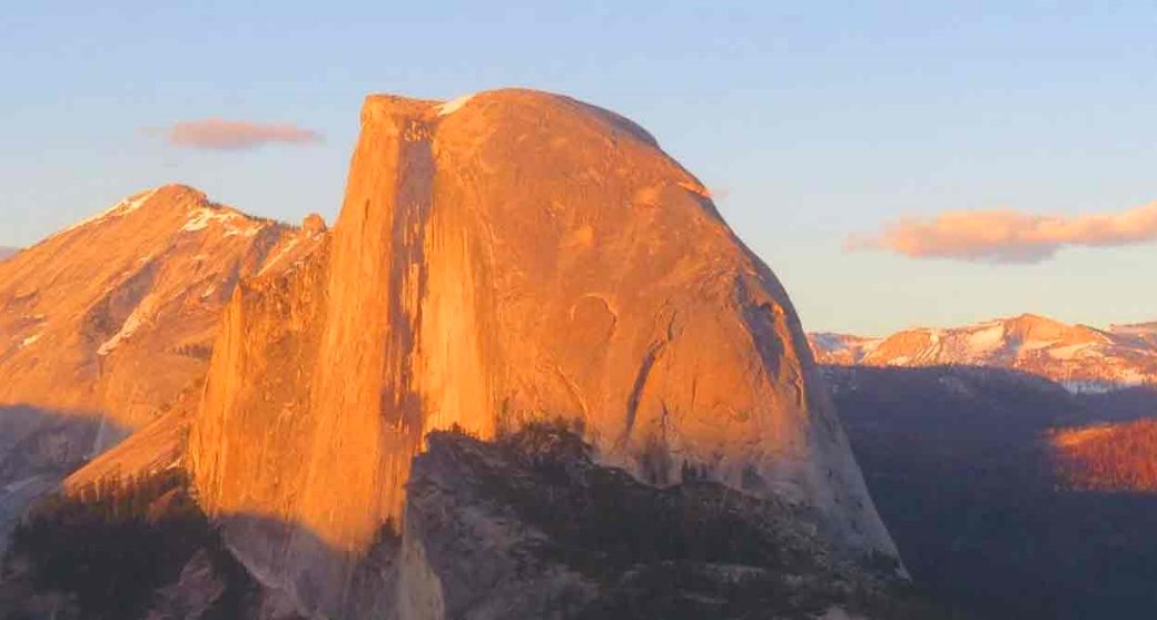 Half Dome Sunset Parque Nacional de Yosemite
