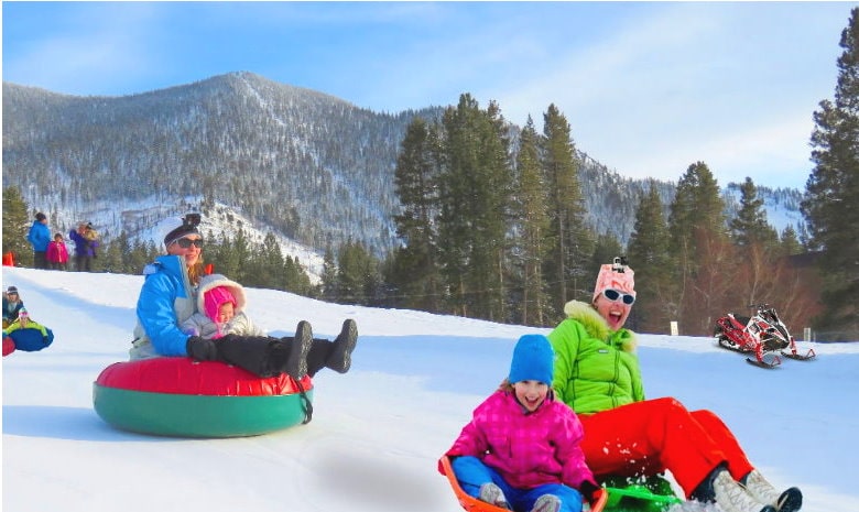 snow sledding tahoe tubing snow activities to do