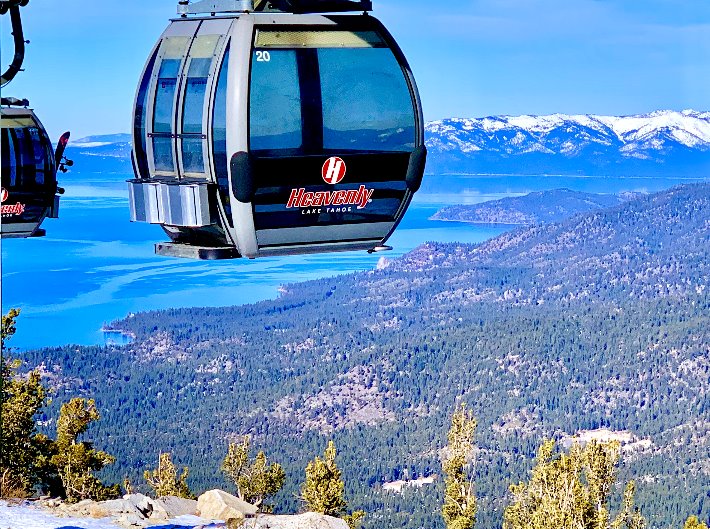 Tahoe gondola scenic ride Heavenly Mountain panoramic views