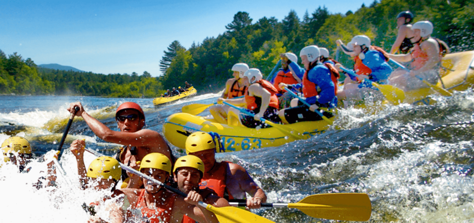 mejor rafting en aguas bravas cerca de San Francisco y el area de la bahia